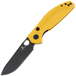 Нож Bestechman Angry Owl black PVD сталь D2 рукоять Yellow G10 (BMK12A-2)