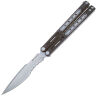Нож-бабочка тренировочный Maxace Hellcat сталь M390 рукоять Carbon Fiber