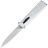 Нож Daggerr Кощей Slim stonewash сталь D2 рукоять Grey Aluminium