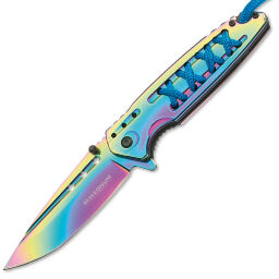 Нож Boker Magnum Rainbow Tsukamaki сталь 440A рукоять сталь (01SC004)