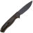 Нож Petrified Fish Stamp blackwash сталь D2 рукоять Black G10/CF