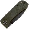 Нож We Knife Banter Blackwash сталь S35VN рукоять Green Micarta (2004J)