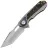Нож Remette Saker Falcon сталь S45VN рукоять Sandblast Titanium/Green-black Carbon Fiber (ASTP-2)