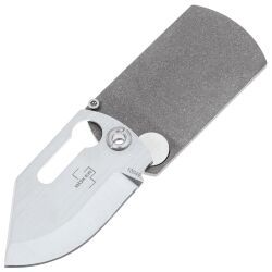 Нож Boker Plus Dog Tag Knife сталь 440C рукоять Titanium (01BO210)