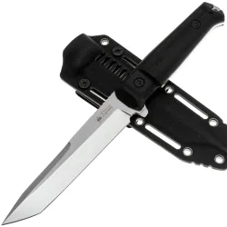 Нож Kizlyar Supreme Aggressor сталь AUS-10Co Stonewash рукоять Black Kraton