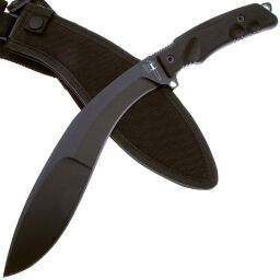 Мачете FOX Extreme Tactical Kukri сталь N690 рукоять Black Forprene (FX-9CM04 T)