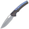 Нож WE Knife Exciton beadblast сталь CPM-20CV рукоять Black Ti/Flamed Ti spacer (WE22038A-6)