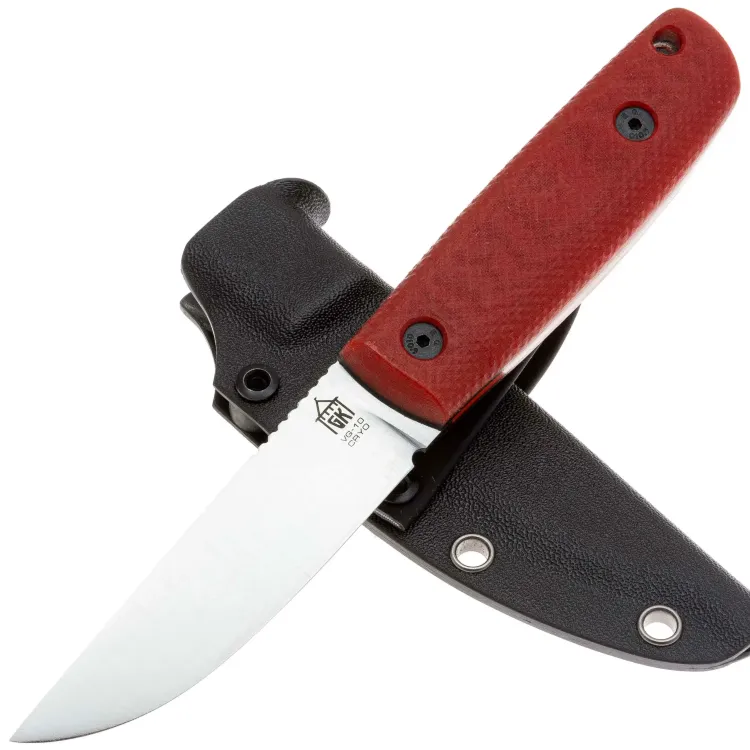 Нож Град Горький Техно Томми сталь VG-10 рукоять Red G10