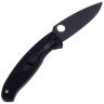 Нож Spyderco Resilience LTW Black сталь 8Cr13MoV рукоять Black FRN (C142PBBK)