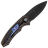 Нож WE Knife Hyperactive black сталь Vanax рукоять Bronze-Black Ti/Flamed Ti (WE23030-4)