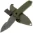Нож с Котом Скрелинг acidwash сталь AUS-10co рукоять оливковый G10