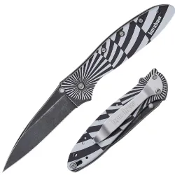 Нож Kershaw Leek Swirl сталь 14C28N рукоять Aluminium (1660SWIRL)