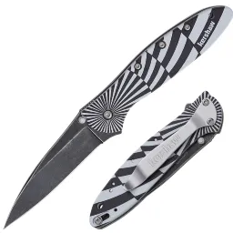 Нож Kershaw Leek Swirl сталь 14C28N рукоять Aluminium (1660SWIRL)