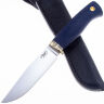 Нож Южный Крест Компаньон Эксперт сталь N690 рукоять латунь микарта синяя (369.5256)