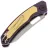 Нож Maxace Black Mirror-S cталь 14C28N рукоять Purple G10/Gold aluminium (MM52-2-C)