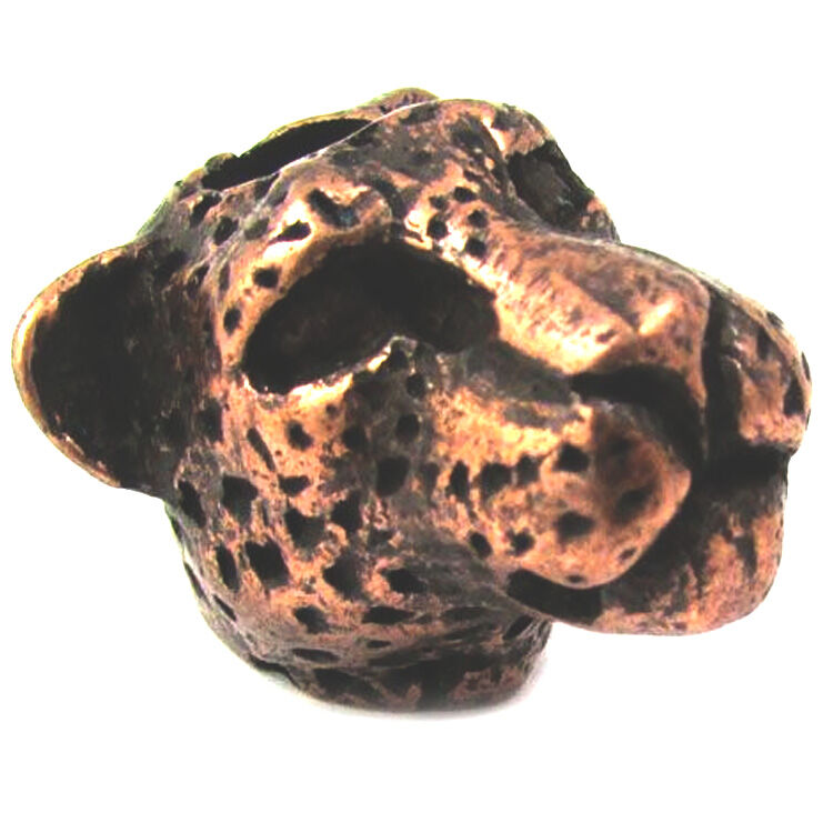 Бусина темлячная Leopard Copper латунь (13245)
