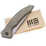 Нож We Knife Quixotic сталь CPM-20CV рукоять Green Ti (WE21016-4)