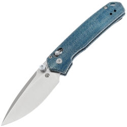 Нож Vosteed Mini Psyop satin сталь Elmax рукоять Blue Norplex UltreX Micarta