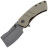 Нож Kansept Korvid M darkwash сталь 154CM рукоять Tan G10