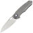 Нож Kunwu Zen Compact satin сталь Elmax рукоять Gray Ti