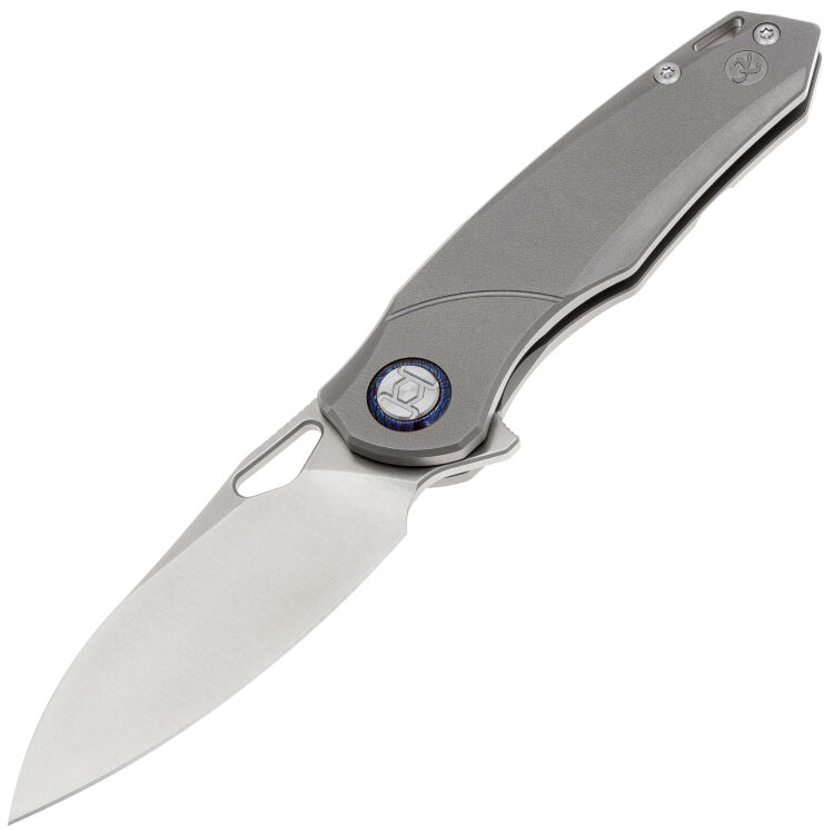 Нож Kunwu Zen Compact satin сталь Elmax рукоять Gray Ti