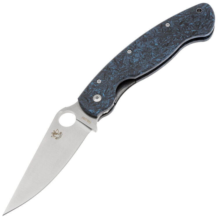 Нож Steelclaw Боец-3 Limited сталь M390 рукоять Blue Chaotic CF