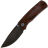 Нож Petrified Fish Beluga Mini Blackwash сталь 14C28N рукоять Black/Red Gmascus