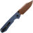 Нож Vosteed Raccoon Bowie TLL copper dune сталь 14C28N рукоять Dark Blue G10