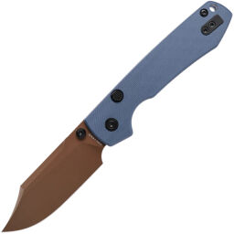 Нож Vosteed Raccoon TLL Bowie copper dune сталь 14C28N рукоять Dark Blue G10