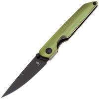 Нож Kizer Shot black сталь 154CM рукоять Green Aluminium