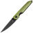 Нож Kizer Shot black сталь 154CM рукоять Green Aluminium