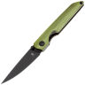 Нож Kizer Shot black сталь 154CM рукоять Green Aluminium