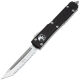 Нож Microtech Ultratech T/E serrated satin сталь M390 рукоять Black Aluminium (123-6)  (123-6)