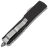 Нож Microtech Ultratech T/E serrated satin сталь M390 рукоять Black Aluminium (123-6)
