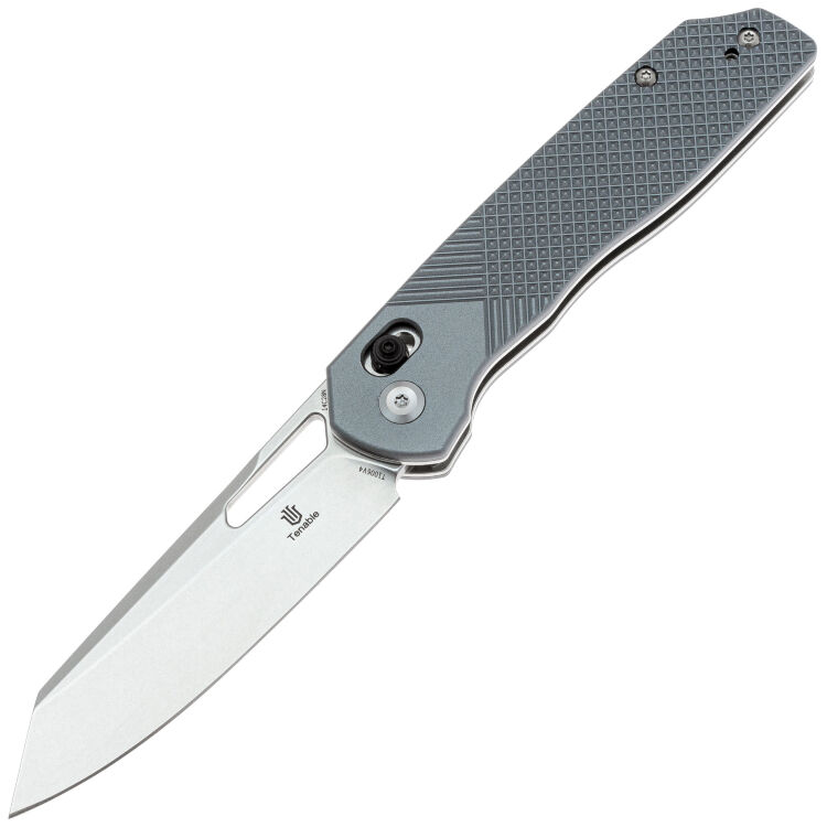 Нож Tenable Shard stonewash сталь 14C28N рукоять Diamond pattern Gray Aluminum