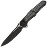 Нож WE Knife 702XI blackwash сталь M390 рукоять Black Titanium/Aluminum Foil CF (WE07B-2)