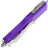 Нож Microtech UTX-85 S/E satin сталь M390 рукоять Purple Aluminum (231-4PU)