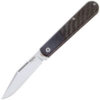 Нож Lion Steel Barlow Slim Shuffler сталь M390 рукоять Carbon Fiber (L/CKS0112 CF-D)