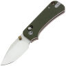 Нож CIVIVI Baby Banter 2 Touch Grass Edition satin сталь 14C28N рукоять Green/Red G10 (C24074-1)