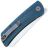 Нож Petrified Fish Flavorist Cleaver сталь K110 рукоять Blue Micarta