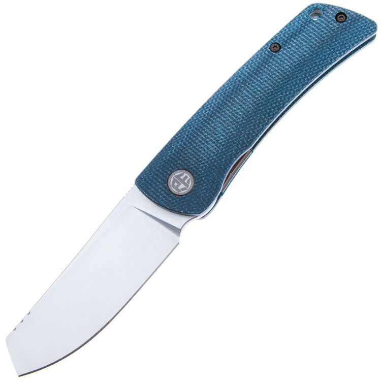 Нож Petrified Fish Flavorist Cleaver сталь K110 рукоять Blue Micarta