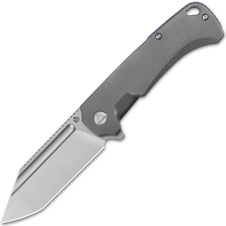 Нож QSP Rhino satin сталь M390 рукоять Gray Titatanium/MokuTi (QS143-A)