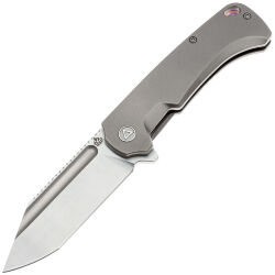 Нож QSP Rhino satin сталь M390 рукоять Gray Titatanium/MokuTi (QS143-A)