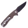 Нож Bestech Arctic Blackwash сталь D2 рукоять Brown G10 (BG33D-2)