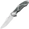 Нож Real Steel Exorcist stonewash сталь S35VN рукоять Titanium/Jungle Wear FatCarbon (9411FJ)