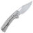 Нож WE Knife Nefaris beadblast сталь CPM-20CV рукоять Gray Ti/Aluminum Foil CF (WE22040F-2)