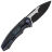 Нож WE Knife Hyperactive blackwash сталь Vanax рукоять Blue-Black Ti/Arctic Storm FatCarbon