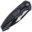 Нож WE Knife Hyperactive blackwash сталь Vanax рукоять Blue-Black Ti/Arctic Storm FatCarbon
