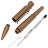 Ручка тактическая Schrade Survival Tactical Pen Brown Aluminum (SCPEN6BR)