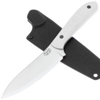 Нож T-Knife Canadian Kitchen Knife конвекс сталь VG-10 рукоять White G10